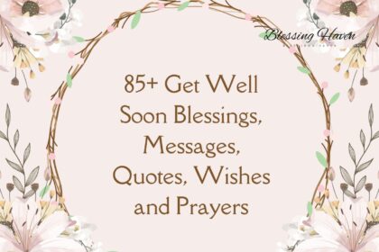 Get Well Soon Blessings