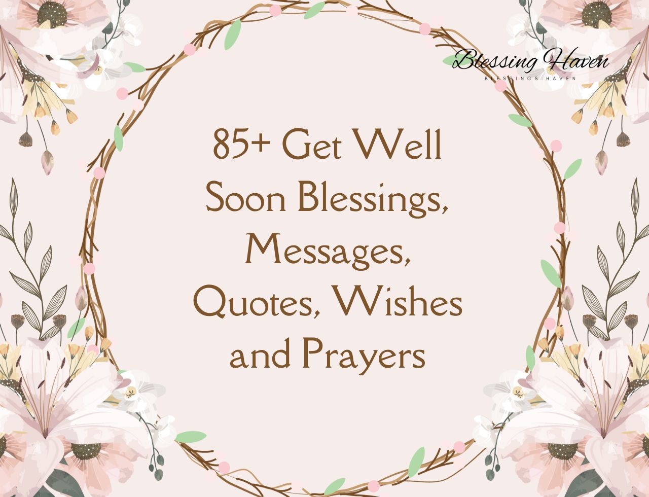 Get Well Soon Blessings