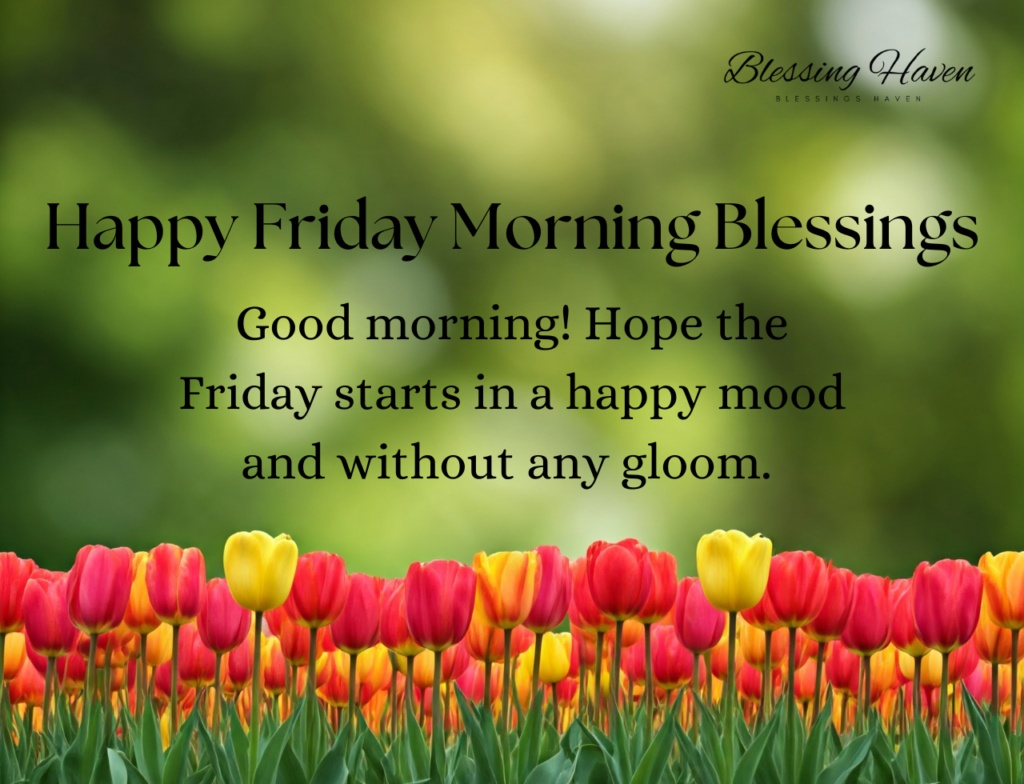 Happy Friday Good Morning Blessings