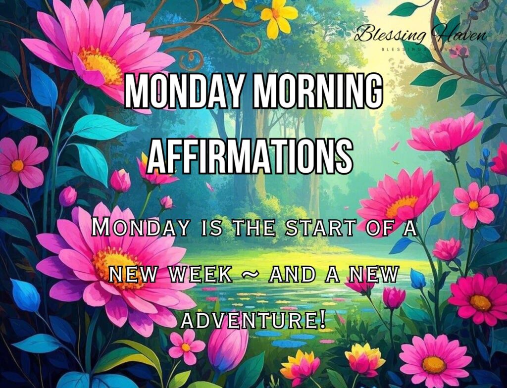 Monday Positive Affirmations