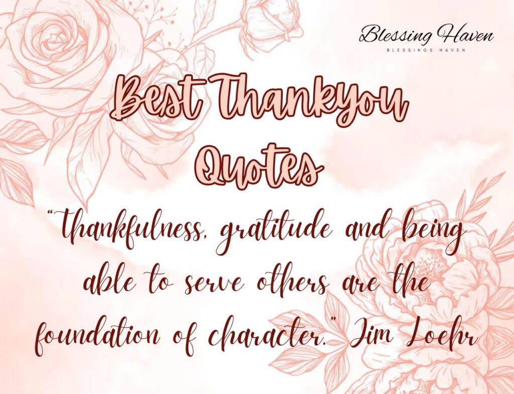 Best Thankyou Quotes