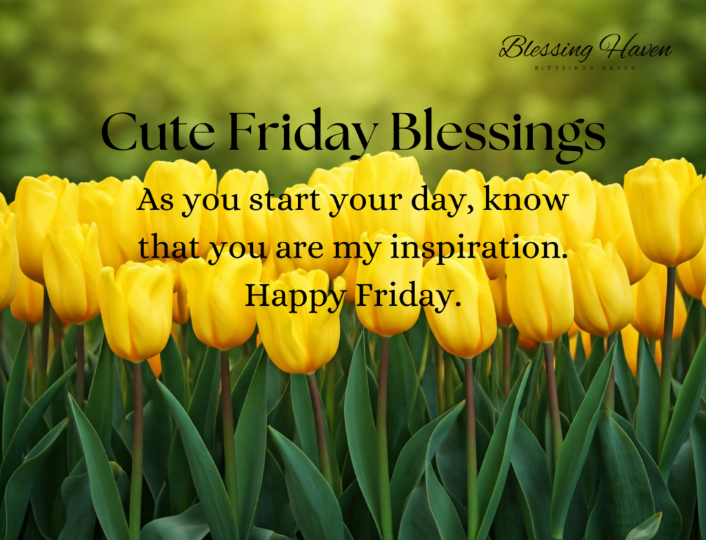 Cute Friday Blessings