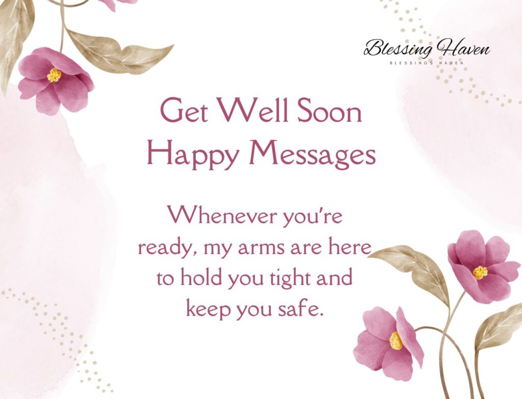 Get Well Soon Happy Messages