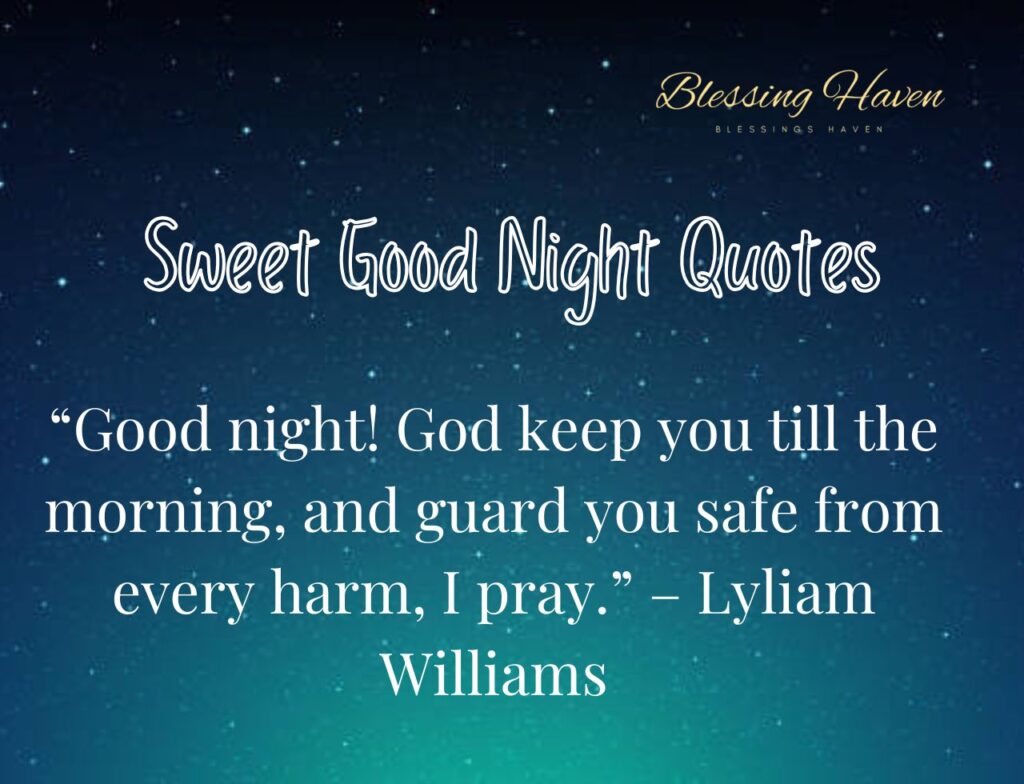 Sweet Good Night Quotes