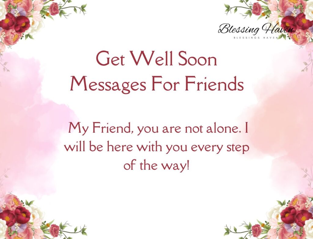 Get Well Soon Messages For Friends