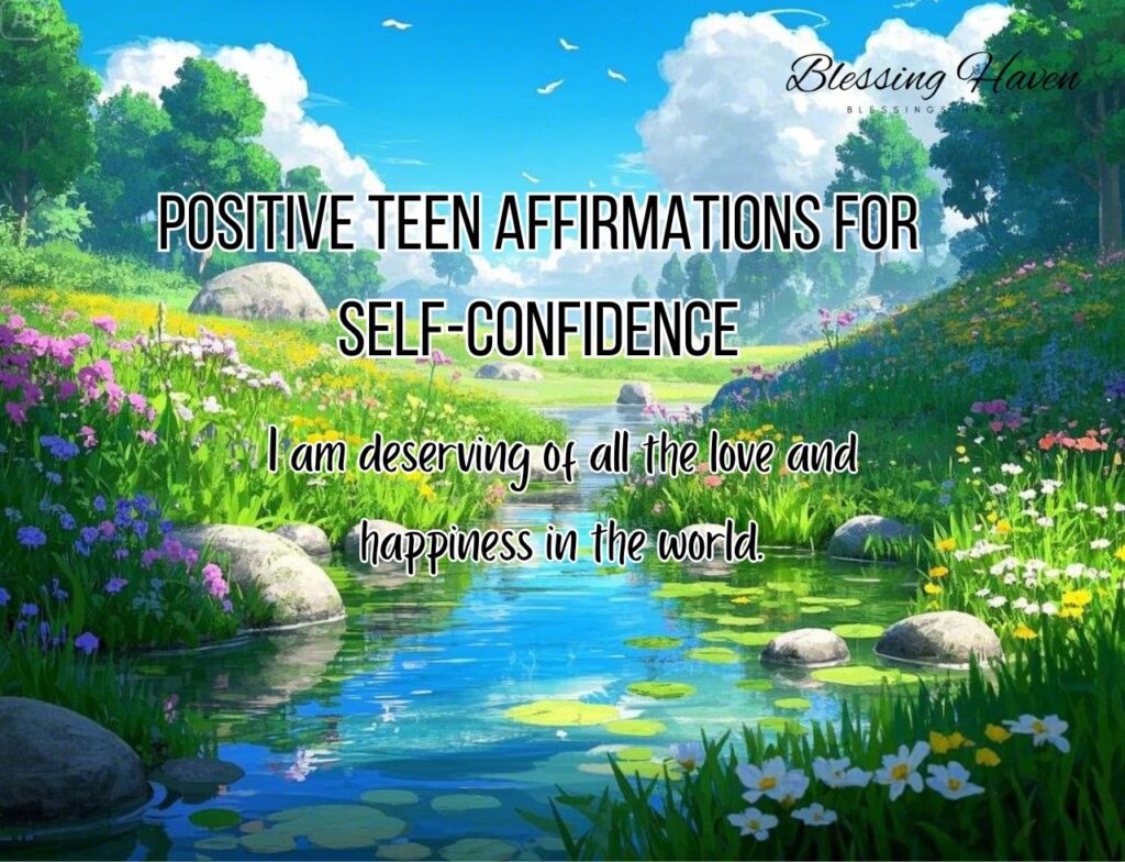 Positive Teen Affirmations for Self-Confidence