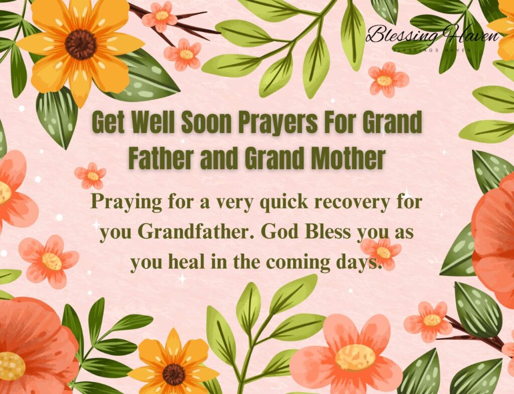 Get Well Soon Prayers For Grand Father and Grand Mother