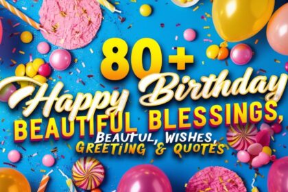  80+ Happy Birthday Beautiful Blessings, Wishes, Greetings & Quotes