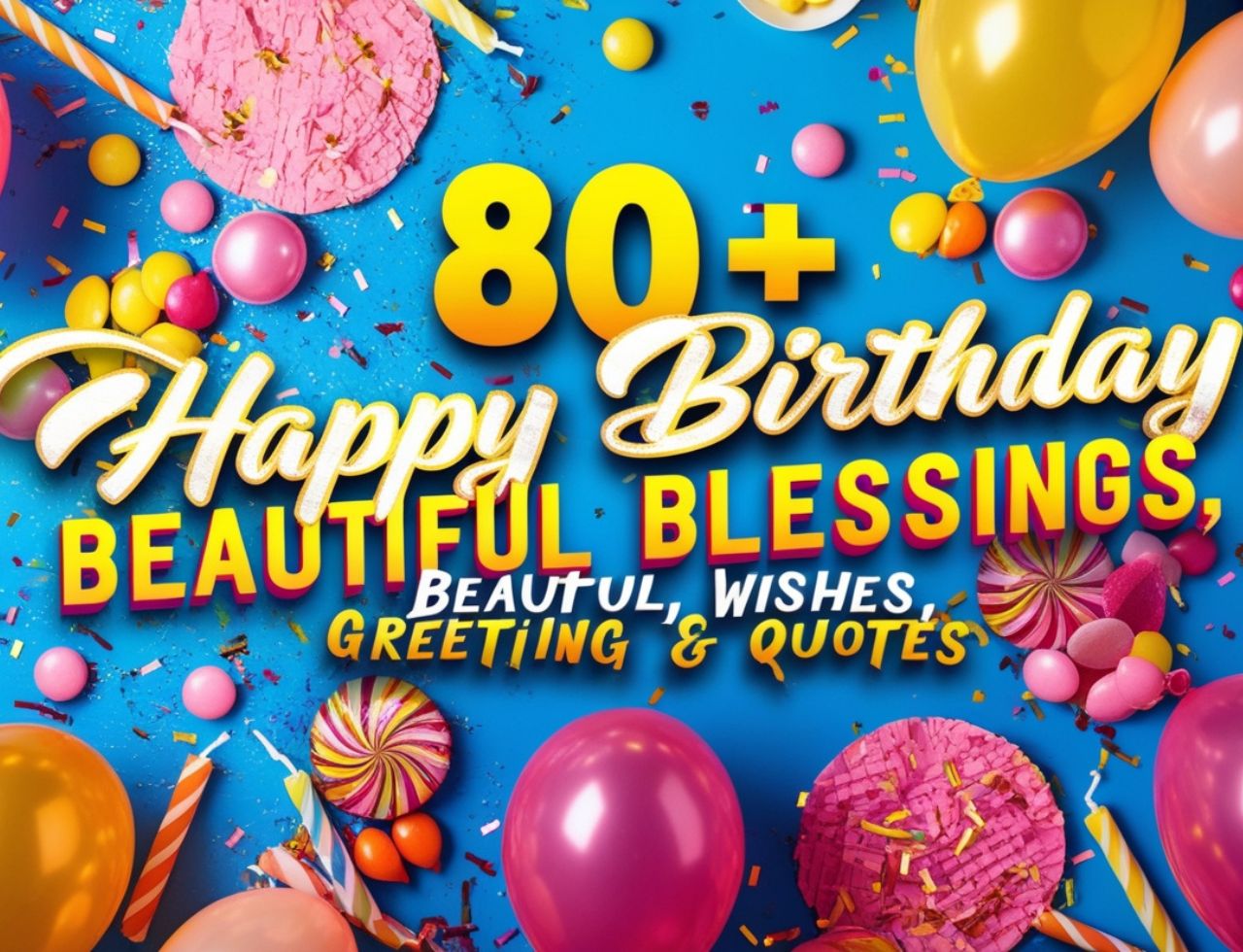  80+ Happy Birthday Beautiful Blessings, Wishes, Greetings & Quotes