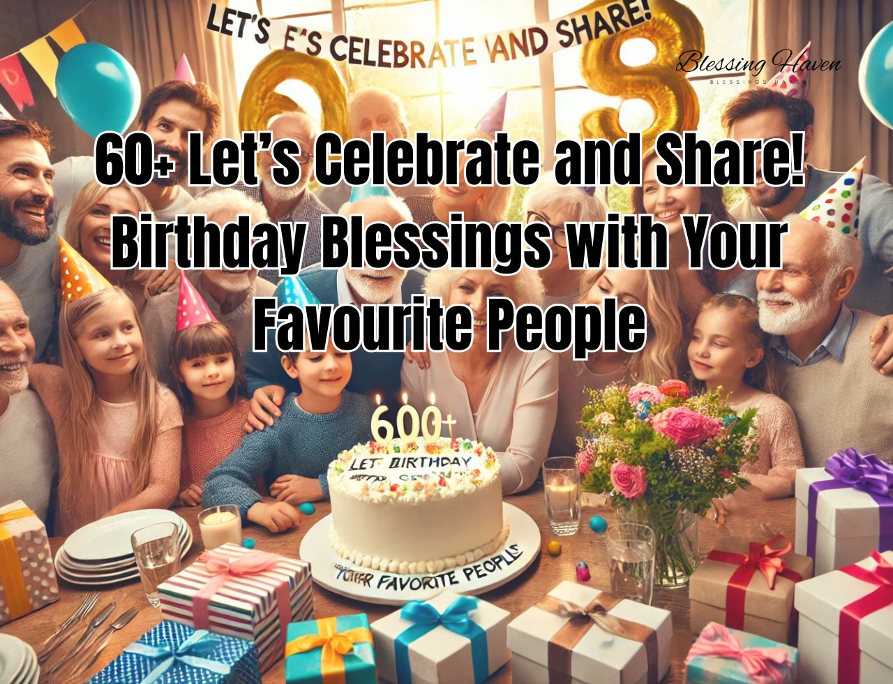 60+ Let’s Celebrate and Share! Birthday Blessings with Your Favorite People