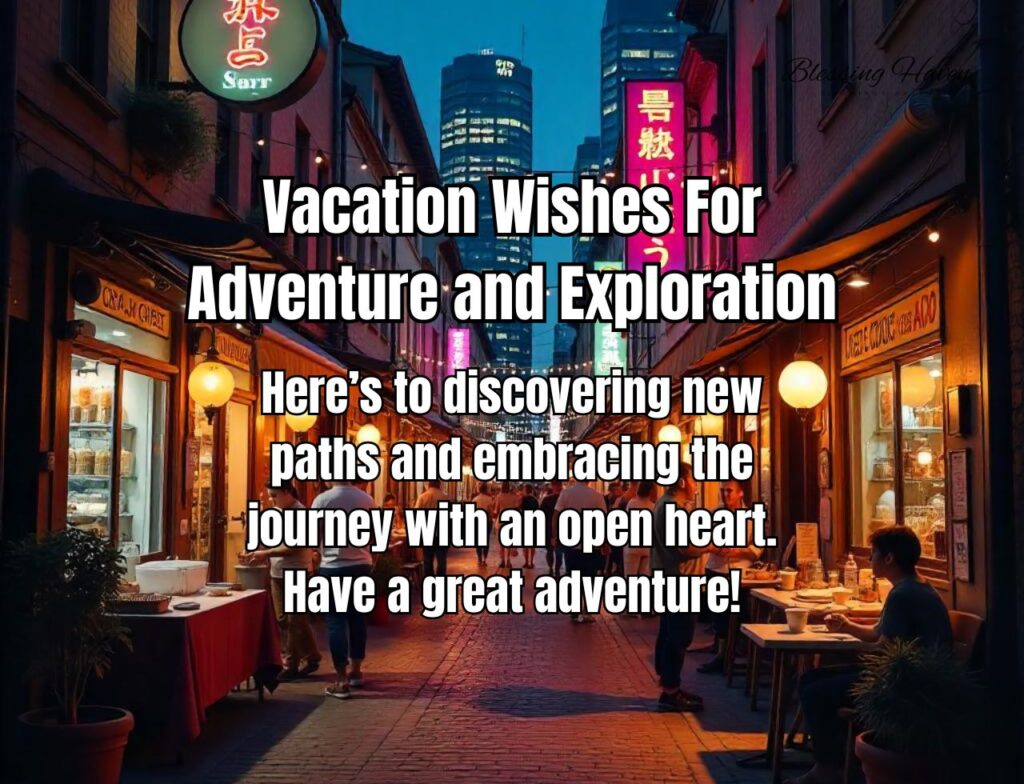 Vacation Wishes For Adventure and Exploration