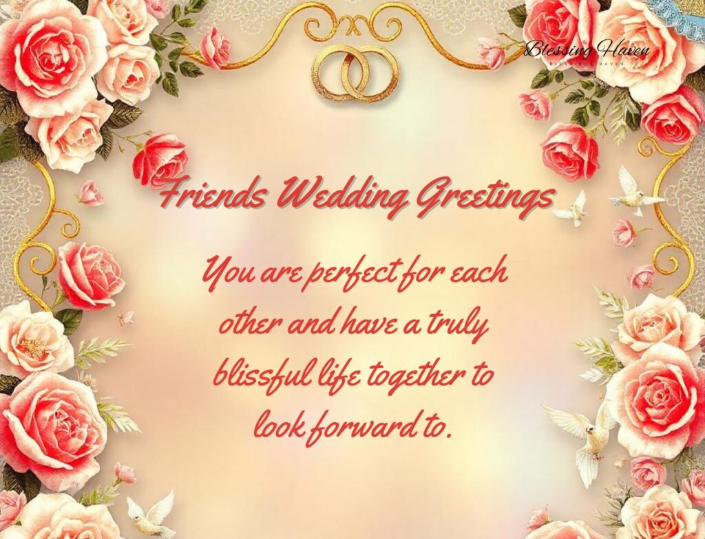 Friends Wedding Greetings