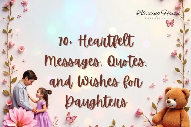 70+ Heartfelt Messages, Quotes, and Wishes for Daughters