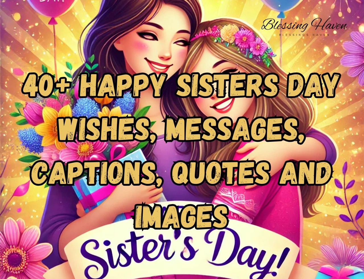 40+ Happy Sisters Day Wishes, Messages, Captions, Quotes and Images