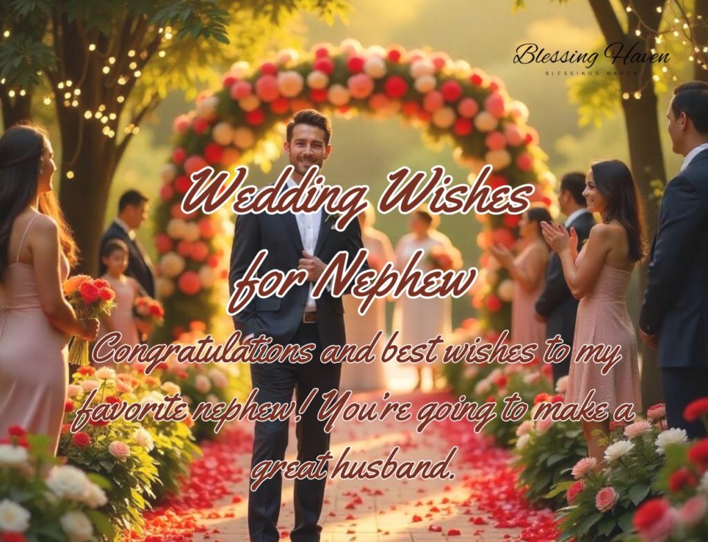 Wedding Wishes for Nephew