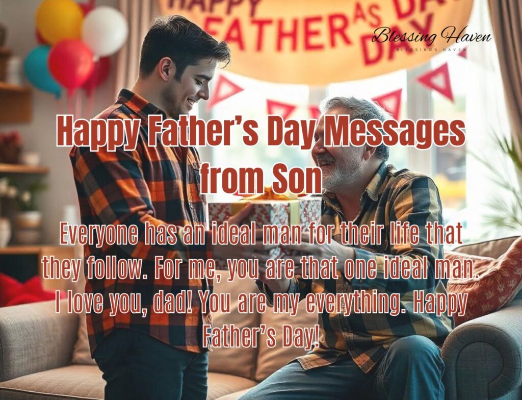 Happy Father’s Day Messages from Son