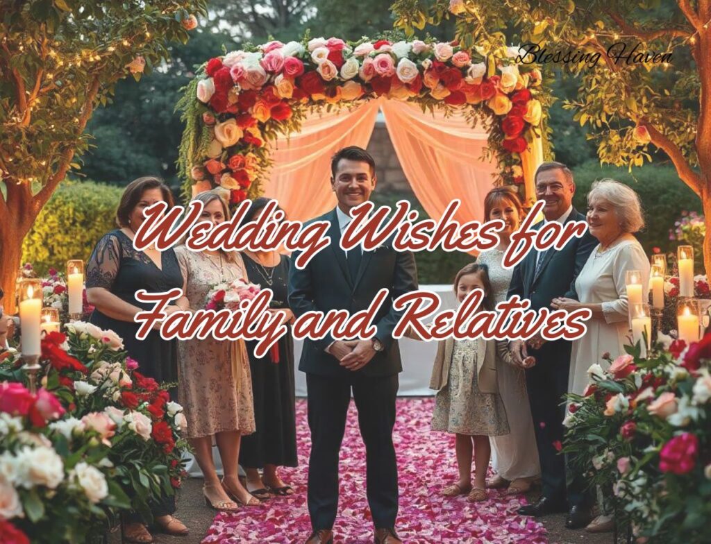 Wedding Wishes for Family and Relatives