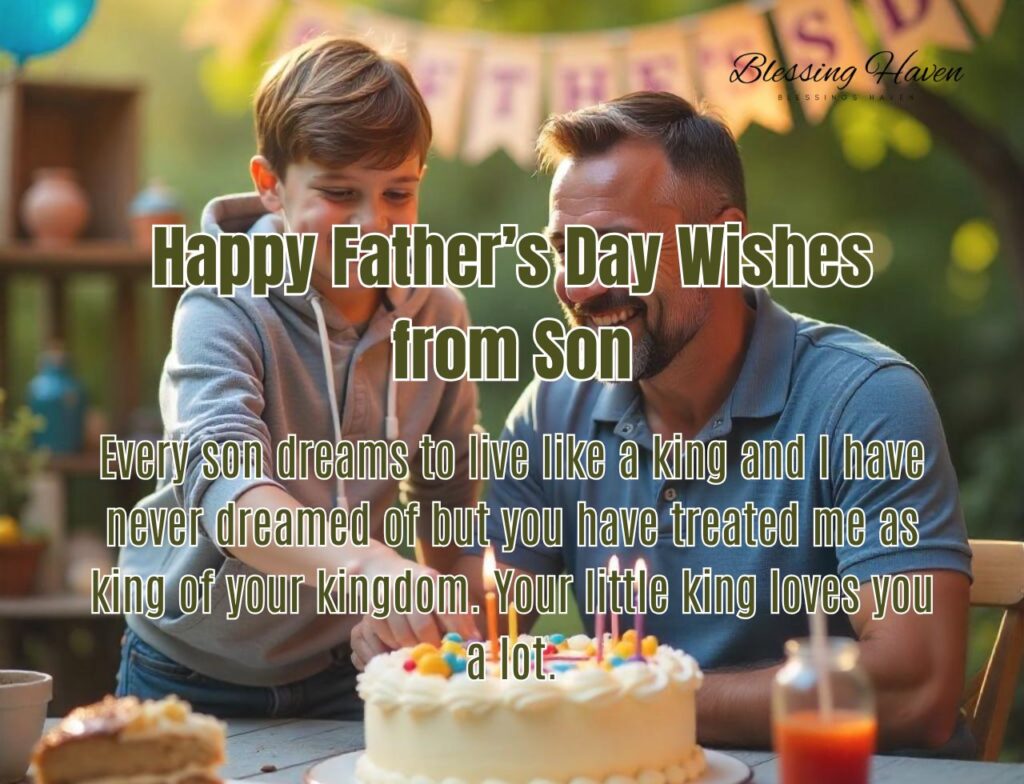 Happy Father’s Day Wishes from Son