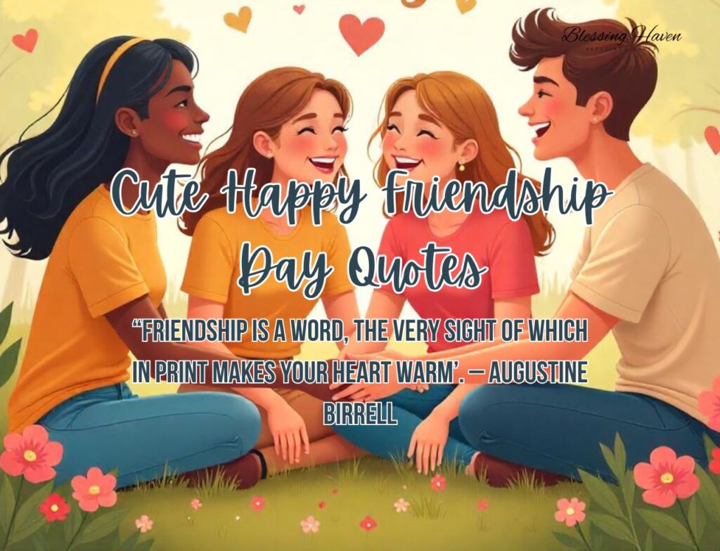 Cute Happy Friendship Day Quotes