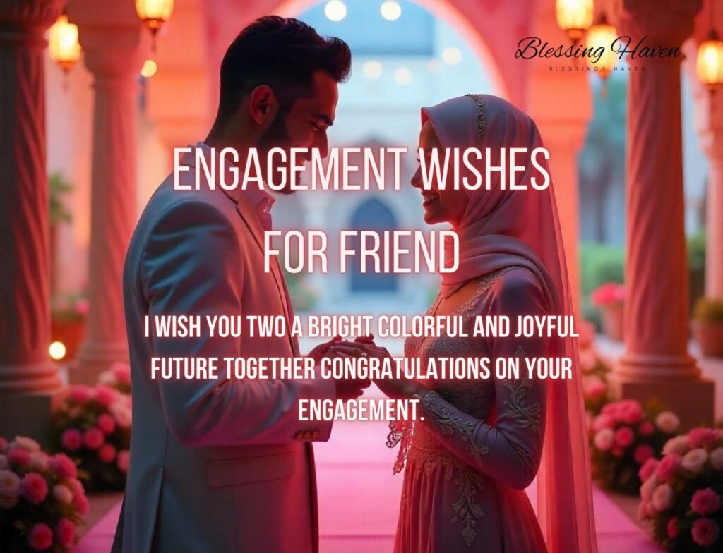 Engagement Wishes for Friend