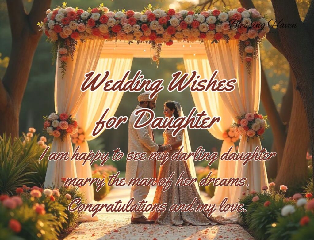 Wedding Wishes for Daughter