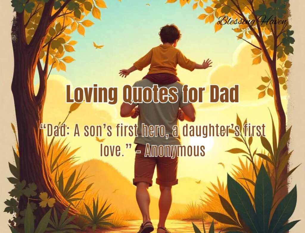 Loving Quotes for Dad