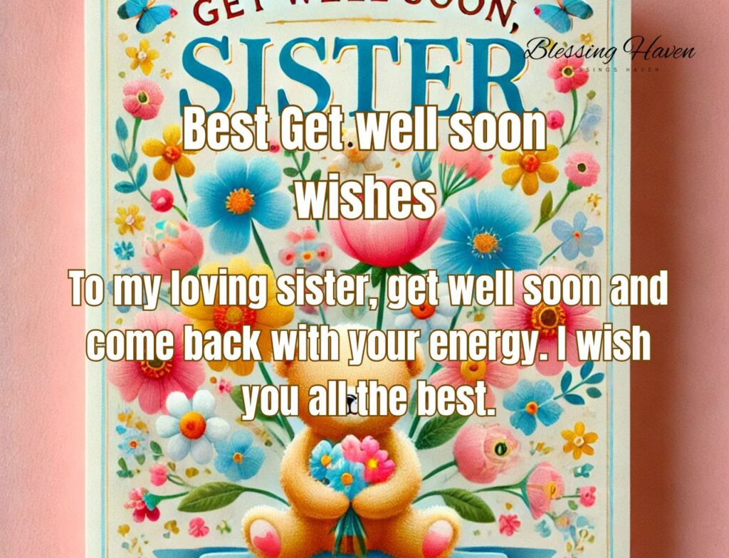 Best Get well soon wishes