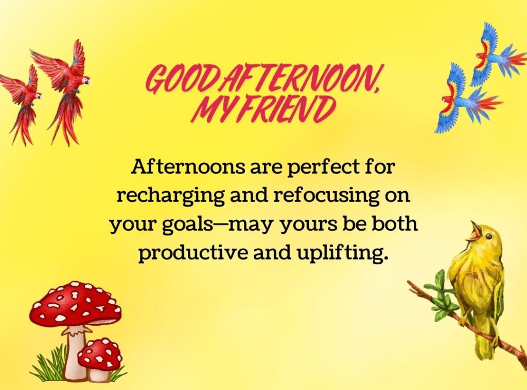 Good Afternoon Blessings Quotes