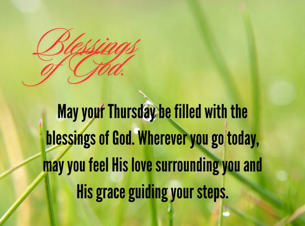Inspirational Thursday Blessings