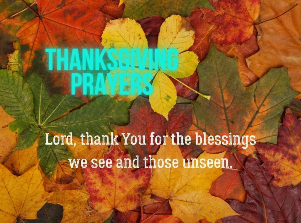 Heartfelt Thanksgiving Prayers