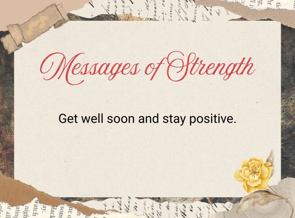 Messages of Strength and Comfort