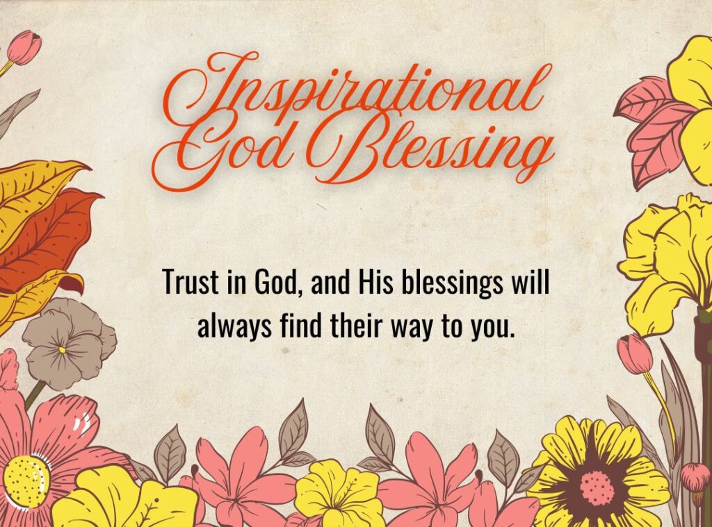 Inspirational God Blessing Quotes for Life