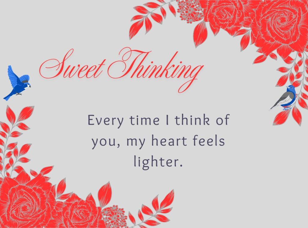 Sweet Thinking of You Messages