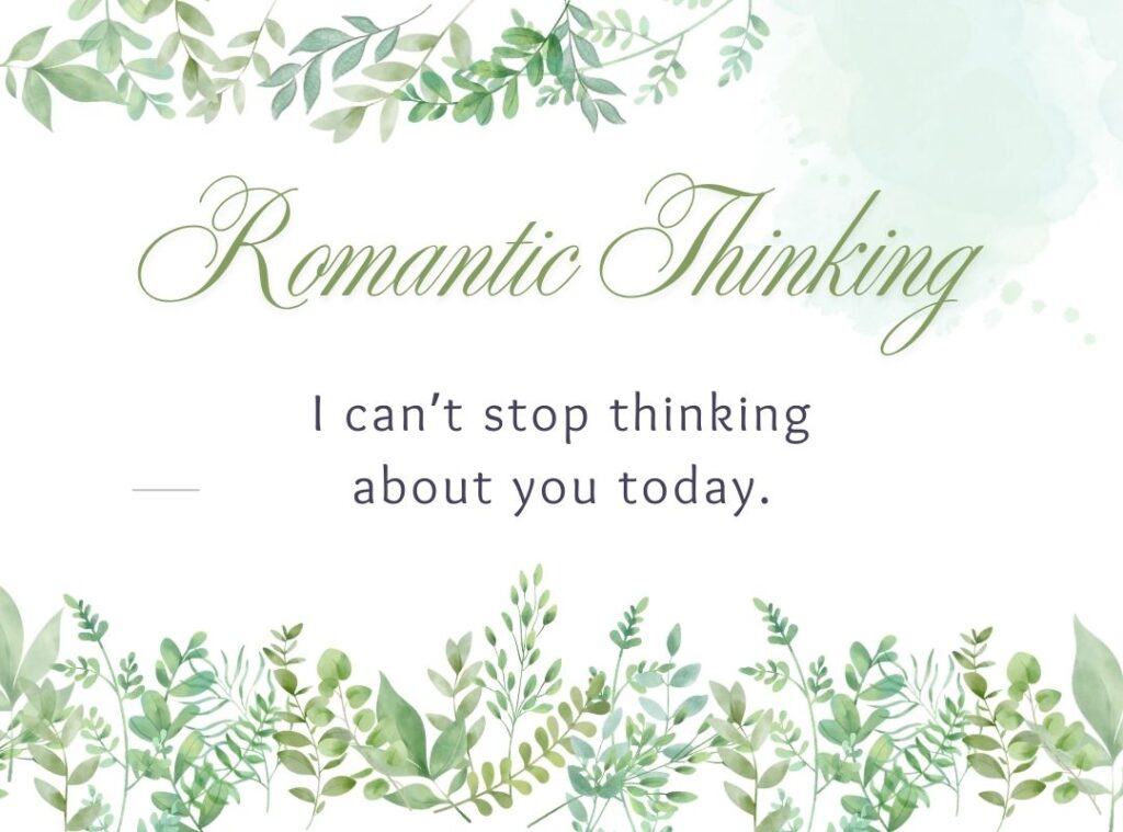 Romantic Thinking of You Messages