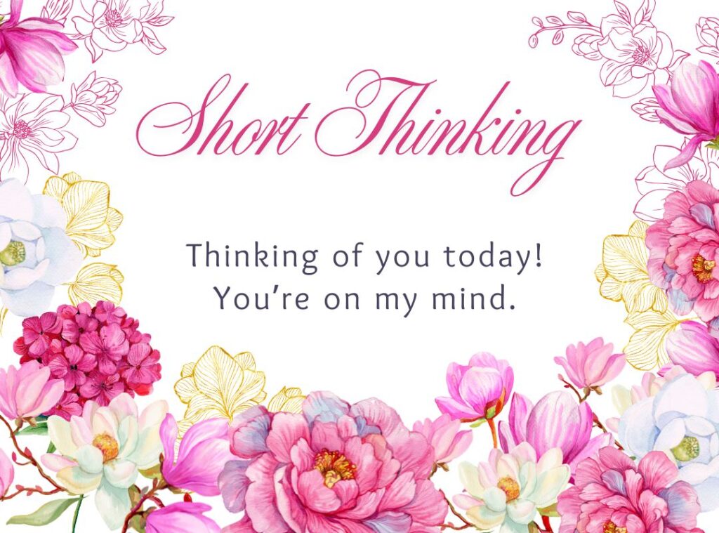 Short Thinking of You Text Messages
