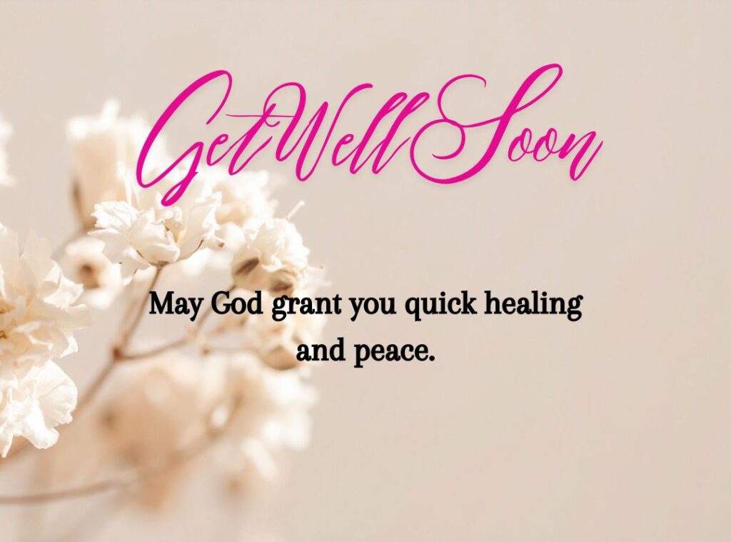 Get Well Soon Blessing Messages
