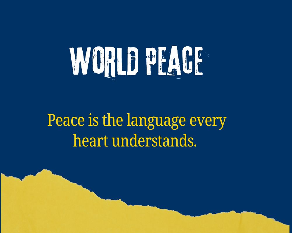 Quotes About World Peace
